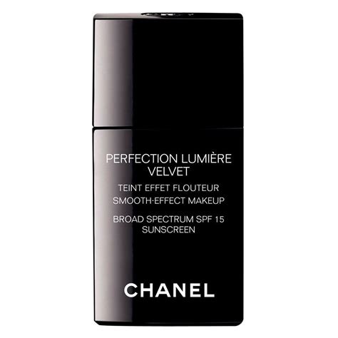 chanel perfection lumiere velvet smooth effect makeup spf 15|Chanel velvet foundation shades.